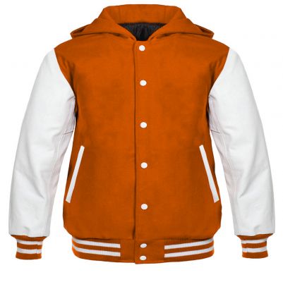 Varsity Hoody Orange/white